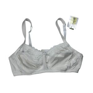 Amoena Amanda SB Full Coverage Bra‎ Size White Lace Supportive Size 40C NEW
